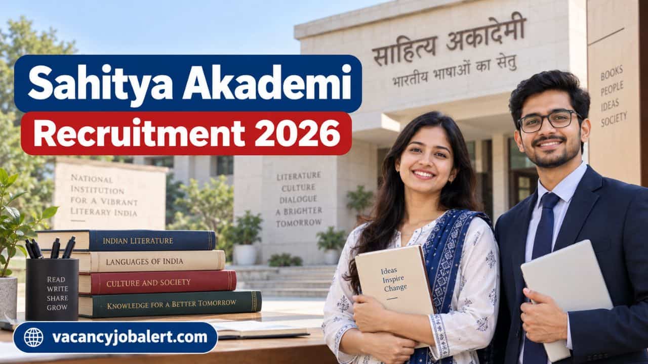 Sahitya Akademi Recruitment 2026 for Various Posts
