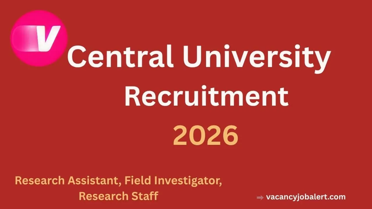 Central University Haryana Vacancy 2026