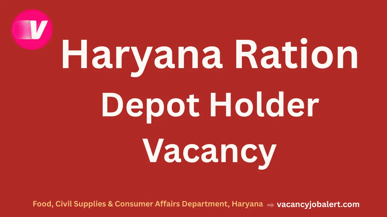 Haryana Ration Depot Holder Vacancy 2026