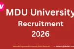 MDU University Recruitment 2026