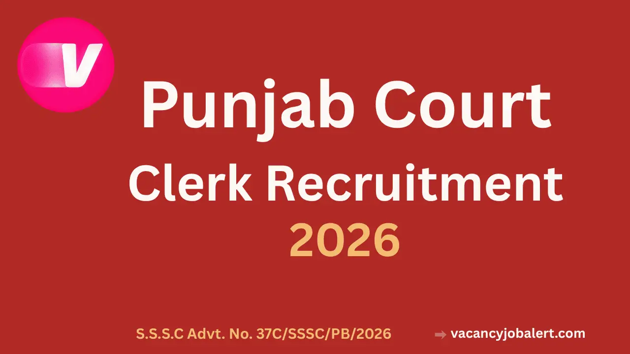 Punjab Court Clerk Recruitment 2026